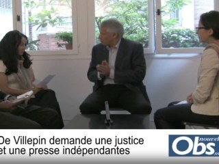 Woerth : Villepin doute de l'indépendance de la justice