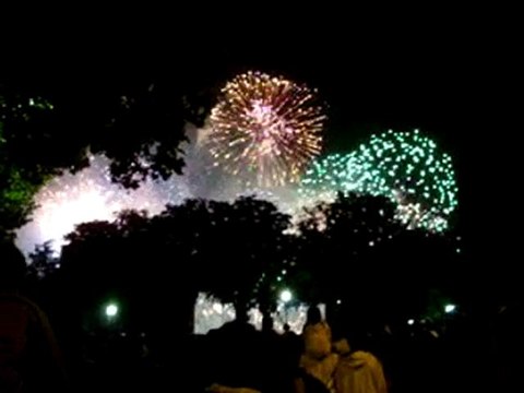 le bouquet final du feu d'artifice à troca !!!