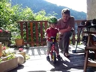 1er fois sur le vélo