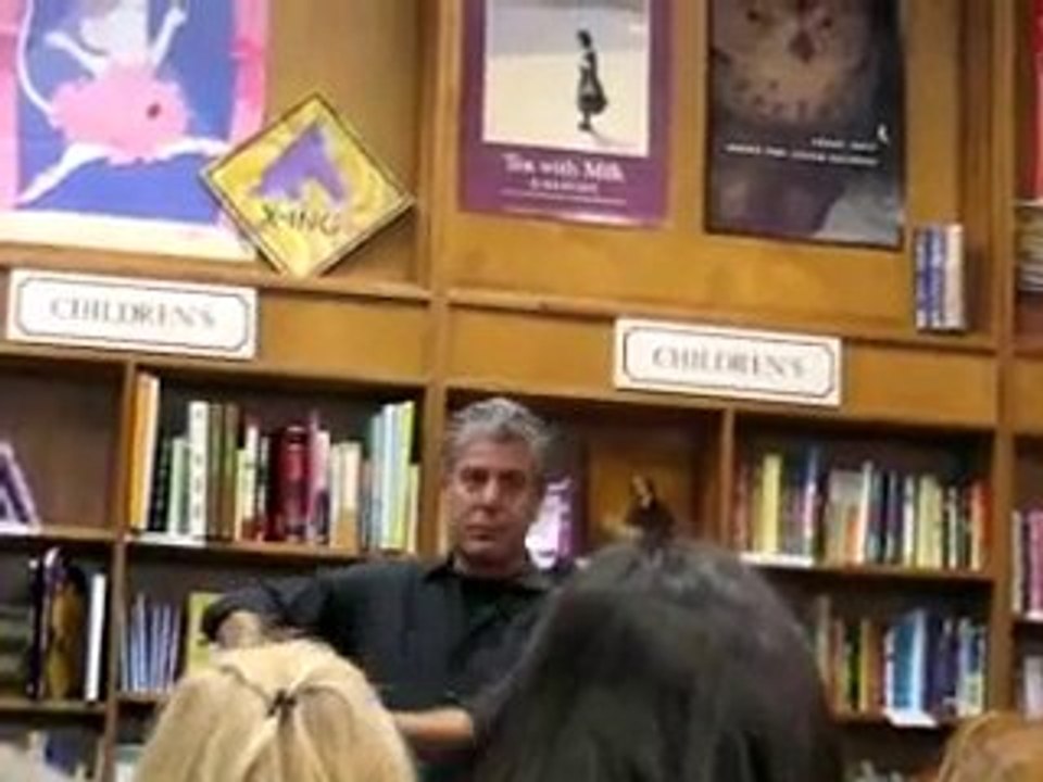 Anthony Bourdain Book Signing