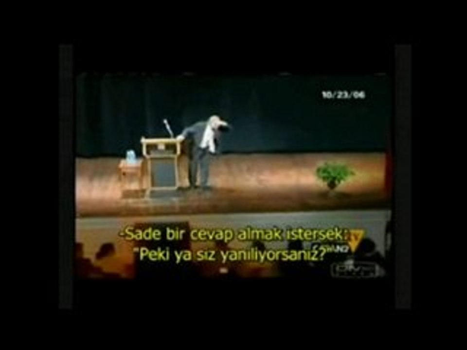 DARWİNİSTLERİN ADNAN OKTAR ÇEKİNCESİ