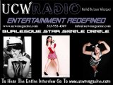 Burlesque Star Sizzle Dizzle on the UCW Radio Show