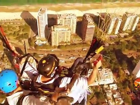 (HD) Voo Duplo de Parapente no Rio :: Pedra da Gávea (2010)