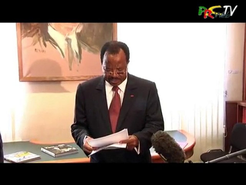 Président Paul Biya fondation Charles de Gaulle