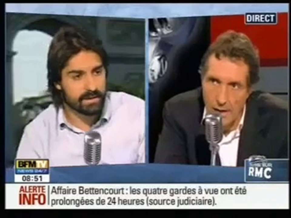 Bettencourt MEDIAPART Bourdin Direct BFMTV RMC