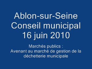 CM 16 juin 2010 Marchés publics