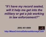 Massachusetts Expungement Seal Criminal Record