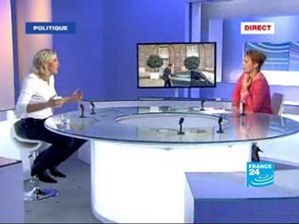 Marine Le Pen sur France24 (15.07.10)