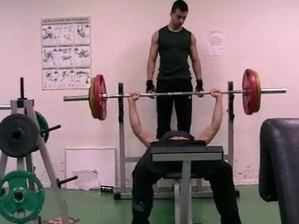 Developpé couché 1X10X105kg