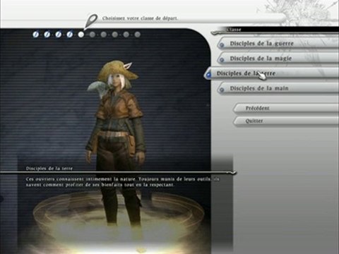 Final Fantasy XIV (Beta-Test) création personnage