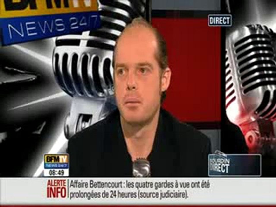BFM TV  J.J Bourdin Affaire Bettencourt-Woerth 2