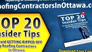Ask a Roofer in Ottawa, Do Roofers in Ottawa Use New Materi