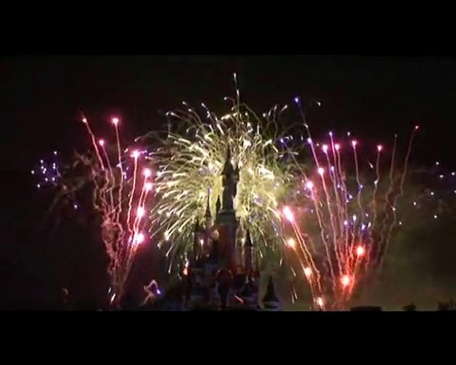 Disneyland Paris - Le feu du 14 Juillet 2010