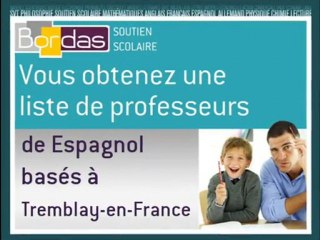 Cours particulier Espagnol - Tremblay-en-France