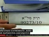 Detenido extremista judío por supuestos asesinatos