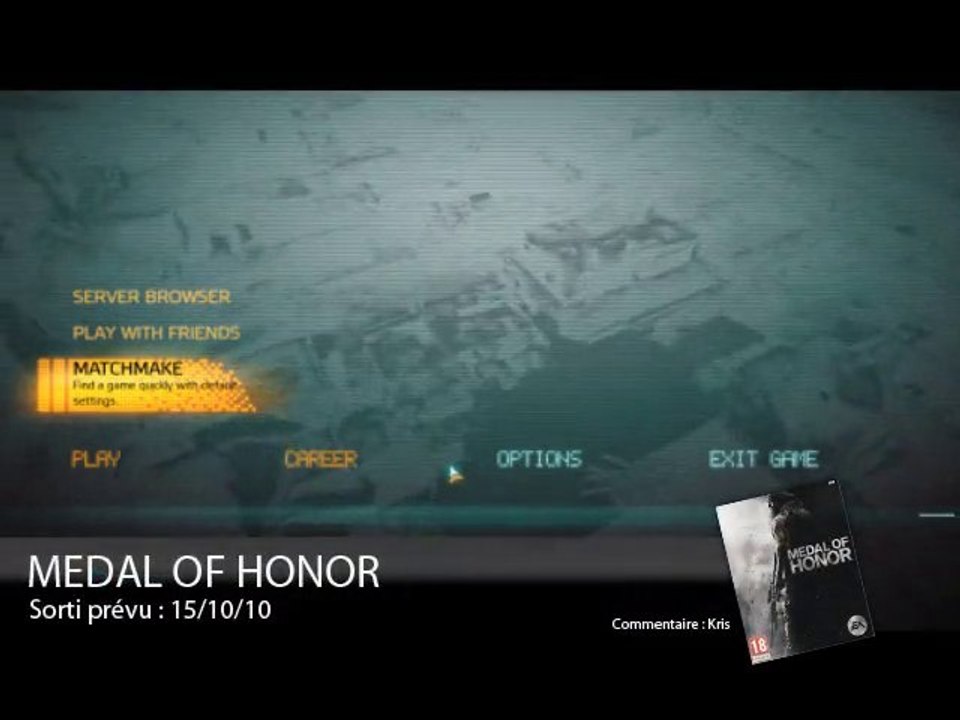Test de Medal of Honor BETA testé par Kris pour L1Games.net