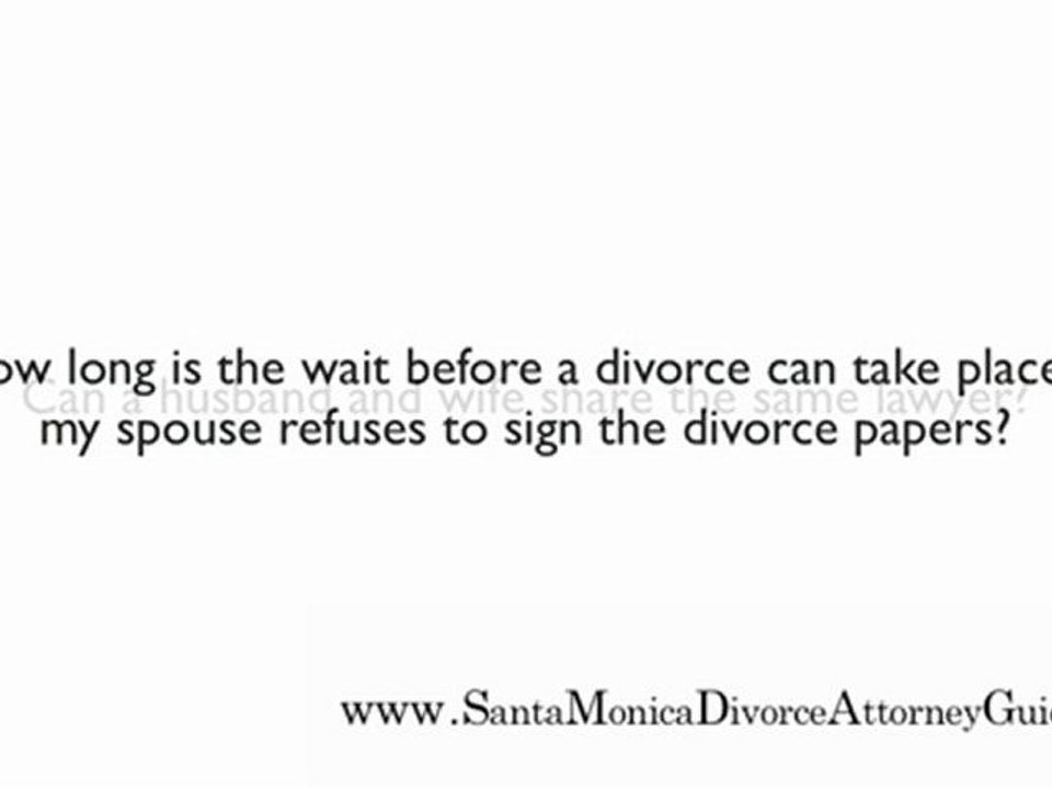 Santa Monica Divorce Attorney, Family Lawyer Guide