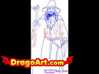 How to draw a wizard, step by step