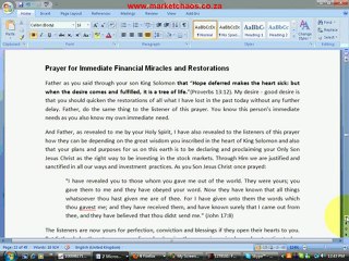 It works - : Prayer for Financial Miracles-7