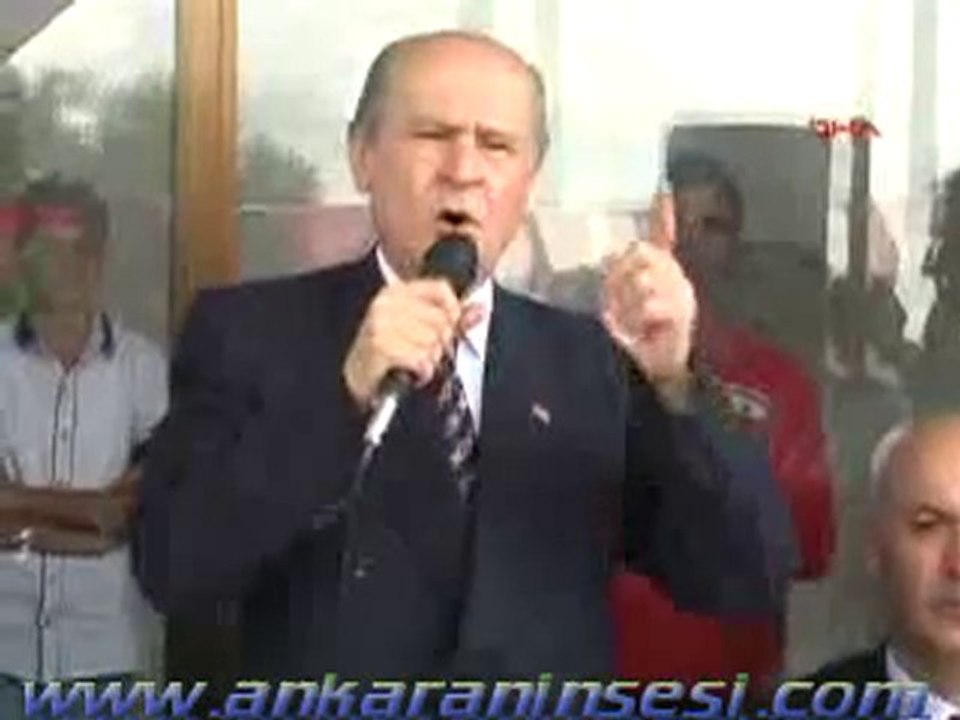 BAHÇELI:MHP, BAŞBAKAN'I ZİHNİNİ AKLAMADAN MUHATAP ALMAYACAK