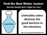 Any gastro effects with filtered ionized water?