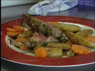 Recette carré d'agneau et le Strudel aux pommes