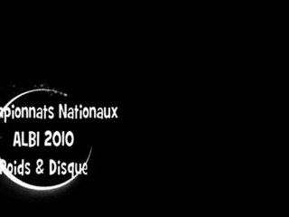 ALBI Nationaux 2010 poids disque