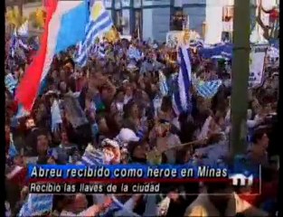 Uruguay- Abreu es ídolo en Minas