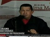 Presidente Chávez pide a Santos desmarcarse de Uribe