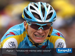 "Vinokourov mérite cette victoire"