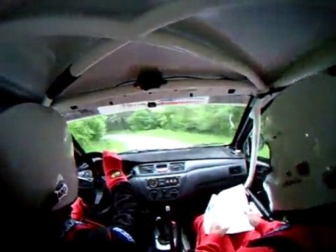 Camera embarquee Rallye Forez 2010