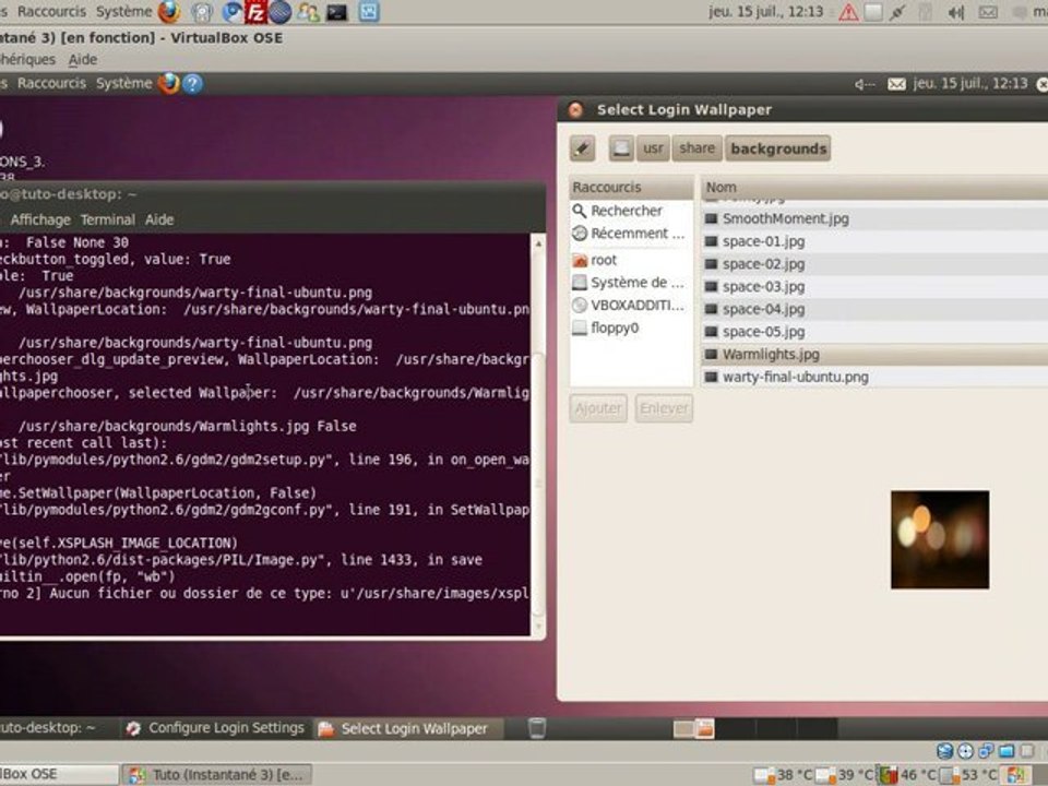 Tutoriel vidéo : Personnaliser L’écran De Connexion D’ubuntu