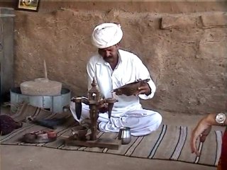 Préparation pipe de tabac au Rajasthan