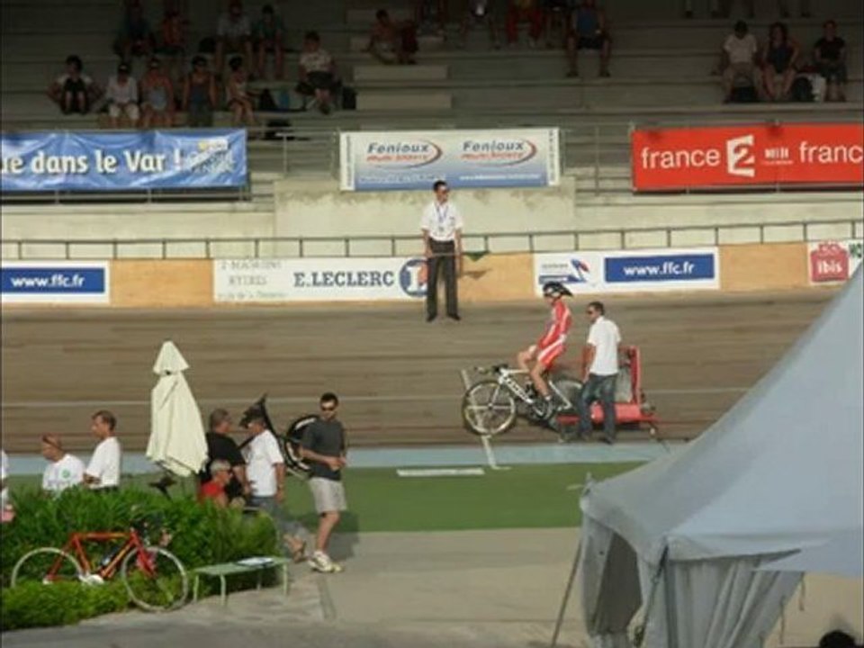 championnat de france sur piste à Hyères Bourgogne