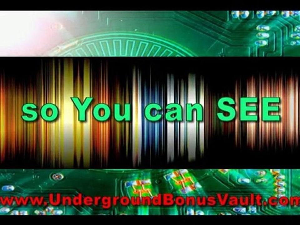 Underground Bonus Vault for Internet Marketing Product Laun