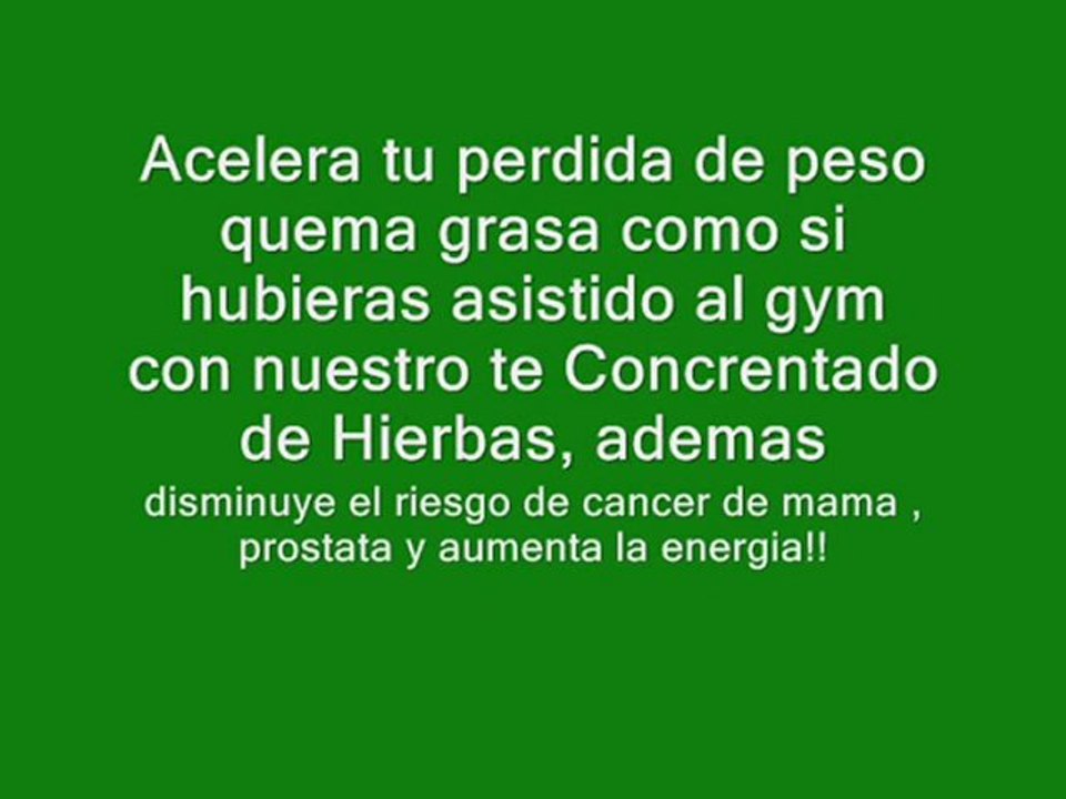 Como bajar de peso rapidamente !