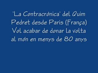 'La Contracronica' del Quim Pedret desde Paris 17 julio 2010, by Onra Radio Quim Pedret