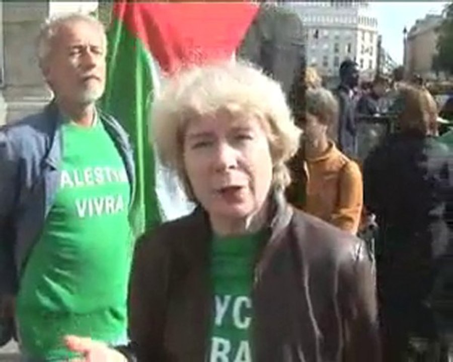 Bertrand Delanoe - manif Conseil de Paris - Salah Hamouri