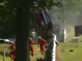 Seat Cup Brands Hatch 2010 MASSIVE CRASH