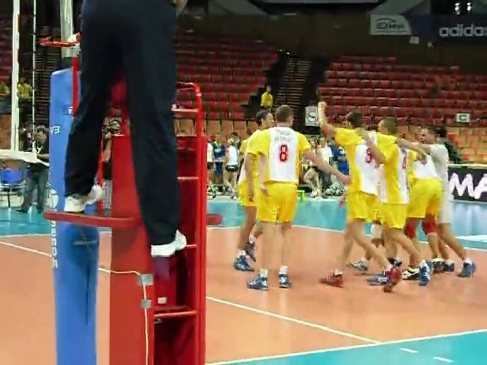 Finał amatorskiej PlusLigi - Ostatnia akcja meczu