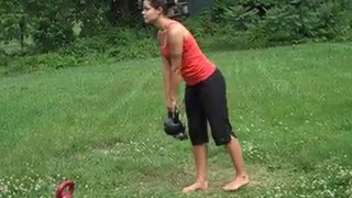 Kettlebells for Women - One Legged Deadlift