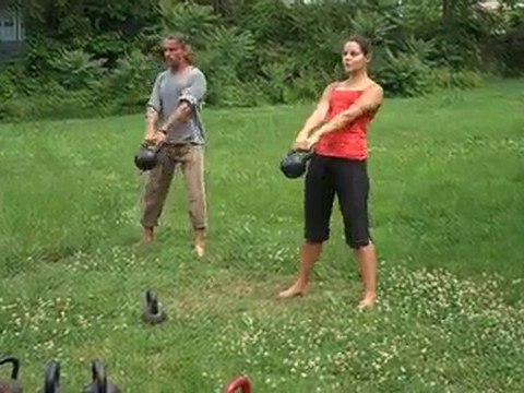 Kettlebell Swing: Tandem Kettlebell Swings