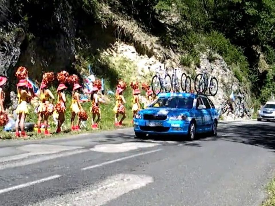 les flammes : le tour de france 2010