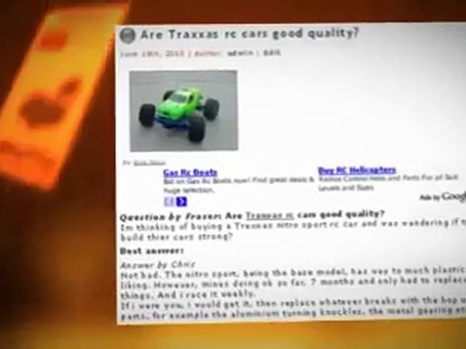 Traxxas RC - Amazing Website Preview