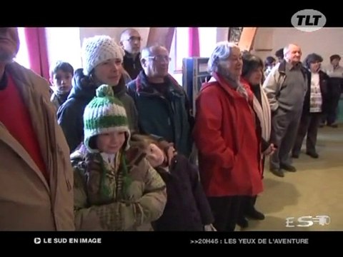 Aulon, calme blanc dans les Pyrénées (Haute-Pyrénées)