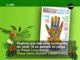 Festival Jazz des 5 continents 2010 : Le Programme