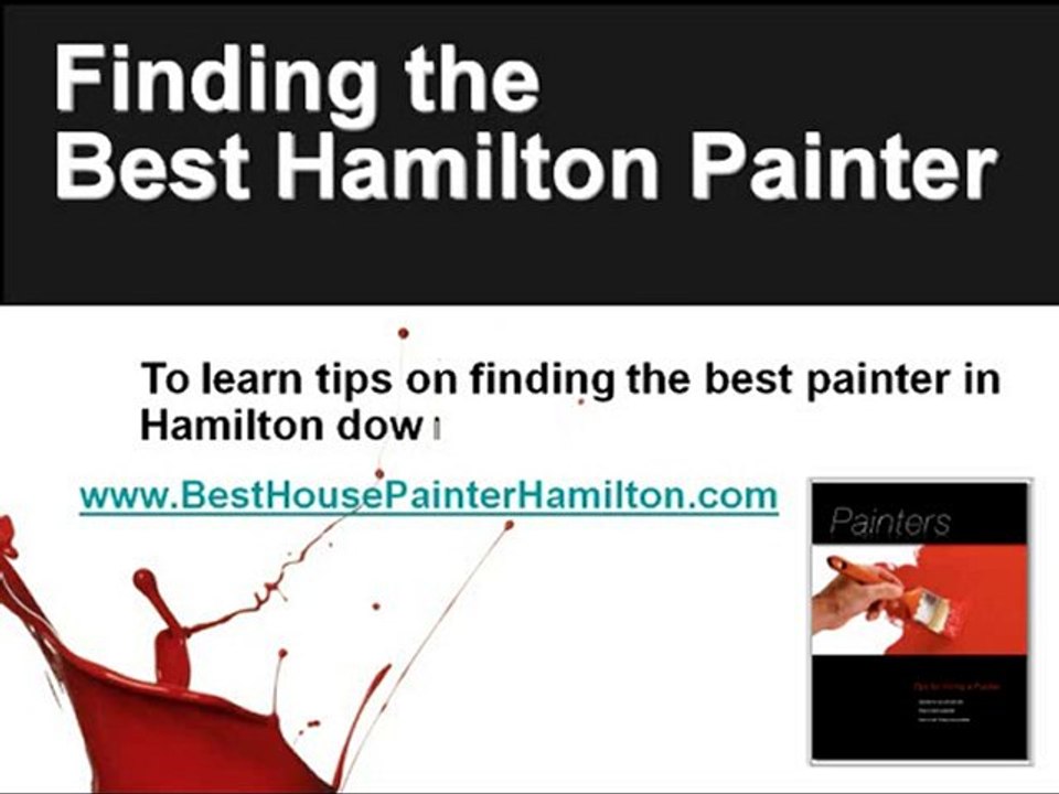 Hamilton and Dundas Home Painting Contractors and House Pai