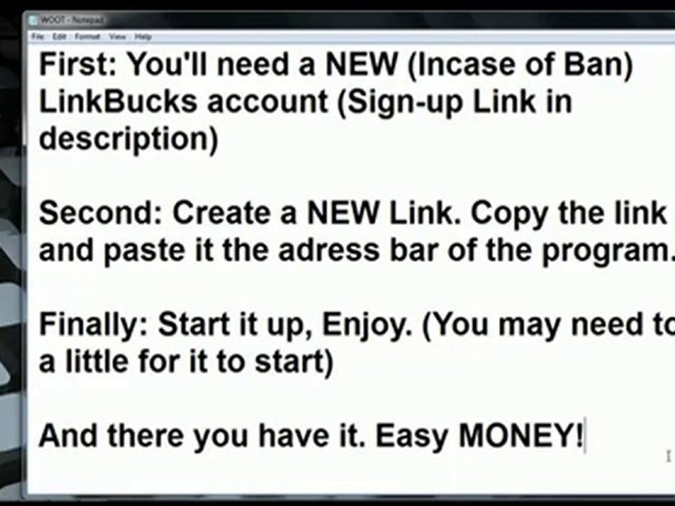 Linkbucks auto clicker (hack)