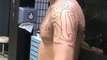 Maori Tattoo on Shoulder and Back in New Zealand from Start