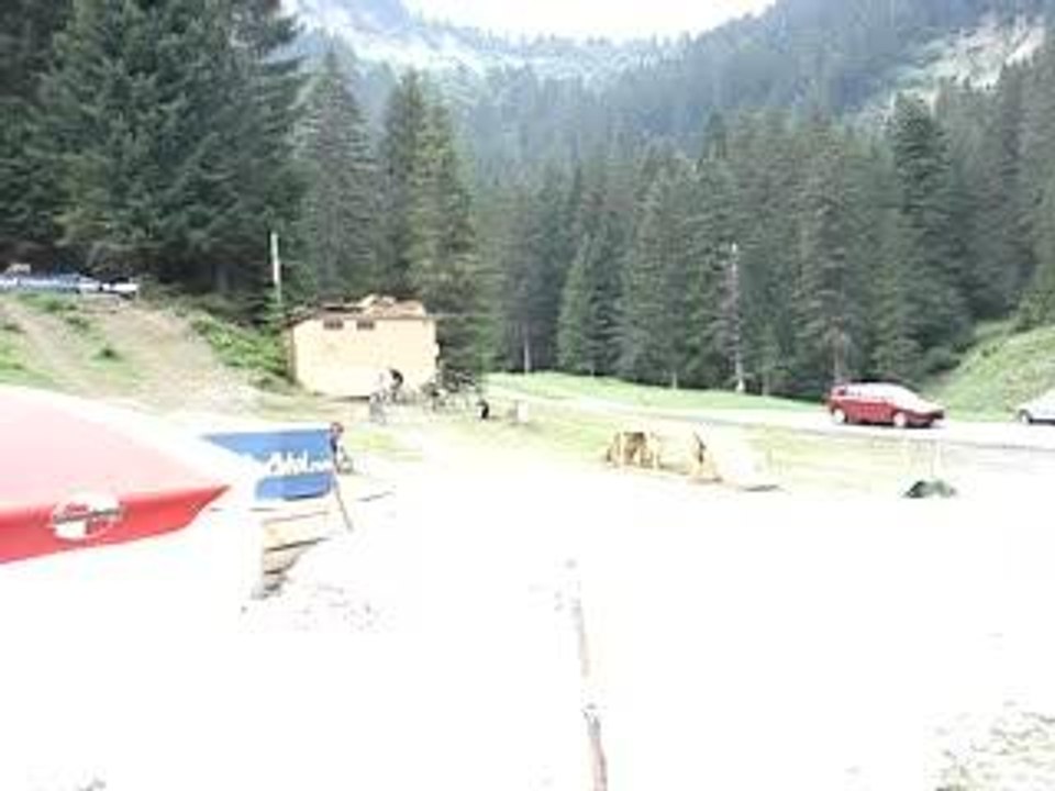 Backflip vtt en bac à mousse